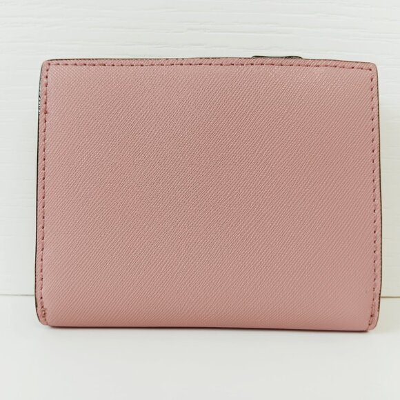Kate Spade Dusty Mauve Laurel Way Small Shawn Wallet 4 1/2" x 3 5/8" x 1" - Picture 2 of 15